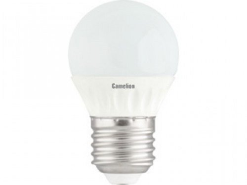 Лампа светодиодная Camelion G45 Шар Е27 220В 3Вт 3000К картинка 